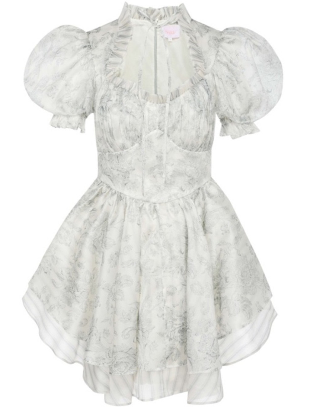 Selkie The Austen Silk Satin Portrait of a Lady Dress - Picture 4 of 13